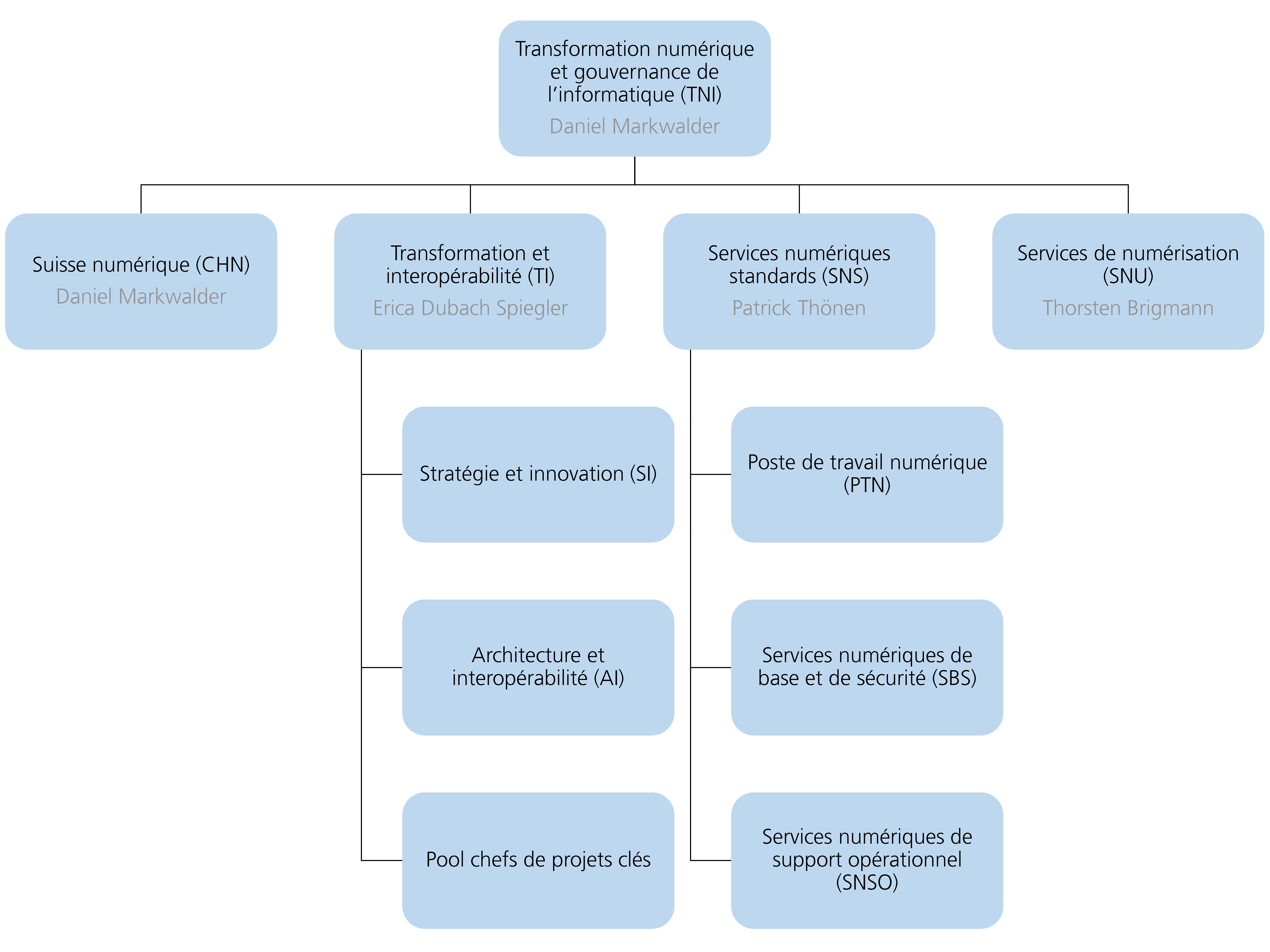 Organigramme TNI